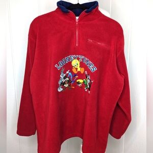 Vintage 2000 Y2K Looney Tunes Oversized Fleece